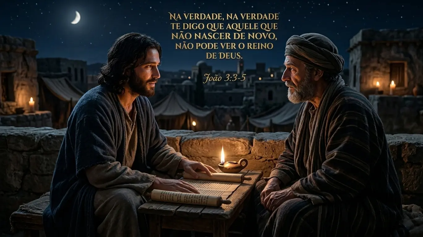 Jesus e Nicodemos João 3