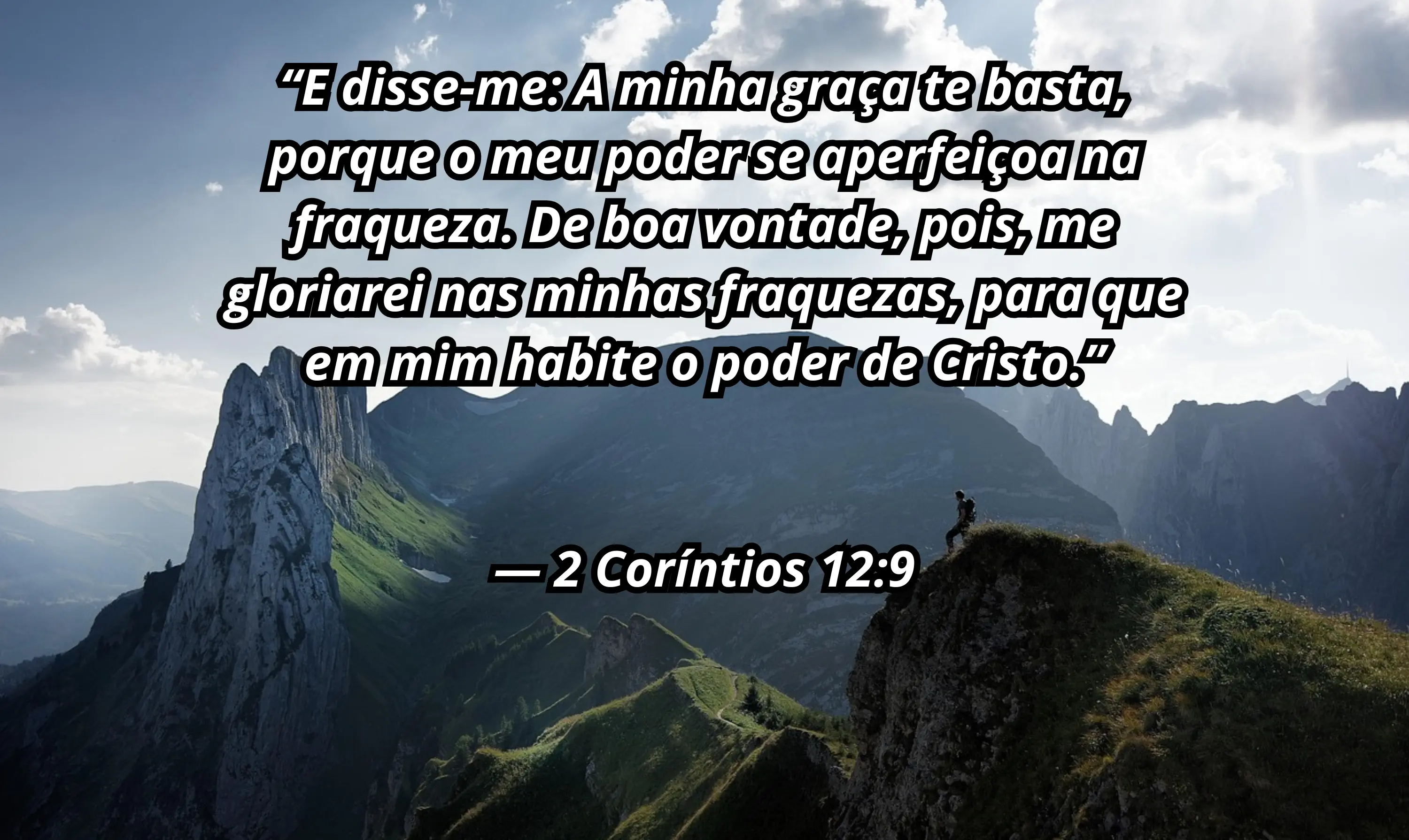 Imagem do versículo 2 Coríntios 12:9