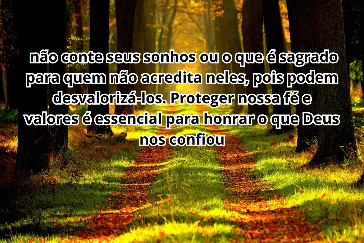 Ilustração de Mateus 7:6, representando o ensinamento de Jesus sobre discernimento, alertando para não compartilhar coisas sagradas, como fé e sonhos, com quem não as valoriza, simbolizado por pérolas protegidas.